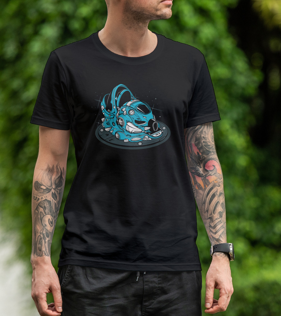 Sacred Retro Futuristic Space Helmet Mk Iii Spaceship Explorer T-Shirt