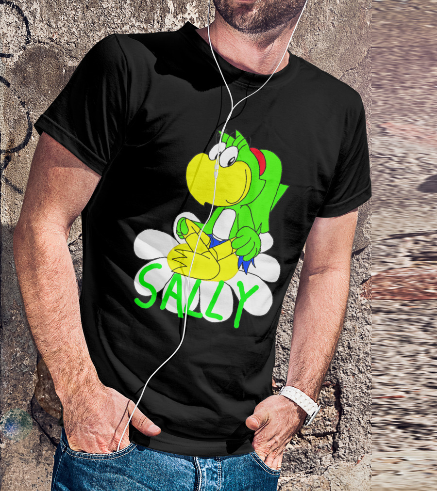 Sally Yoshi Parody Sitting On Flower T-Shirt