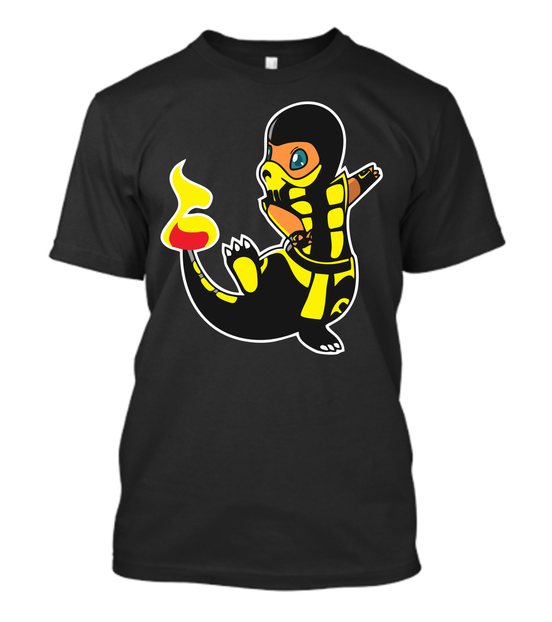 Scormander Mortal Kombat Charmander Mashup T-Shirt