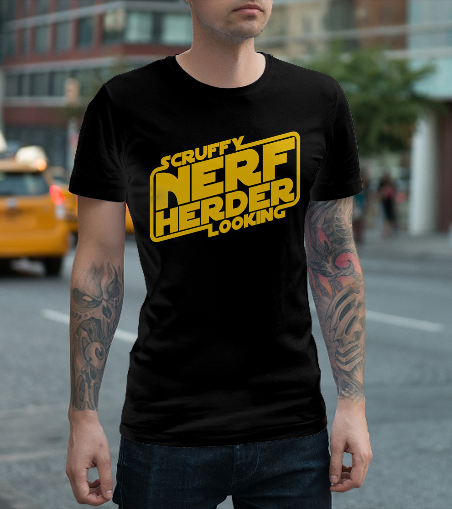 Scruffy Looking Nerf Herder Star Wars Reference T-Shirt