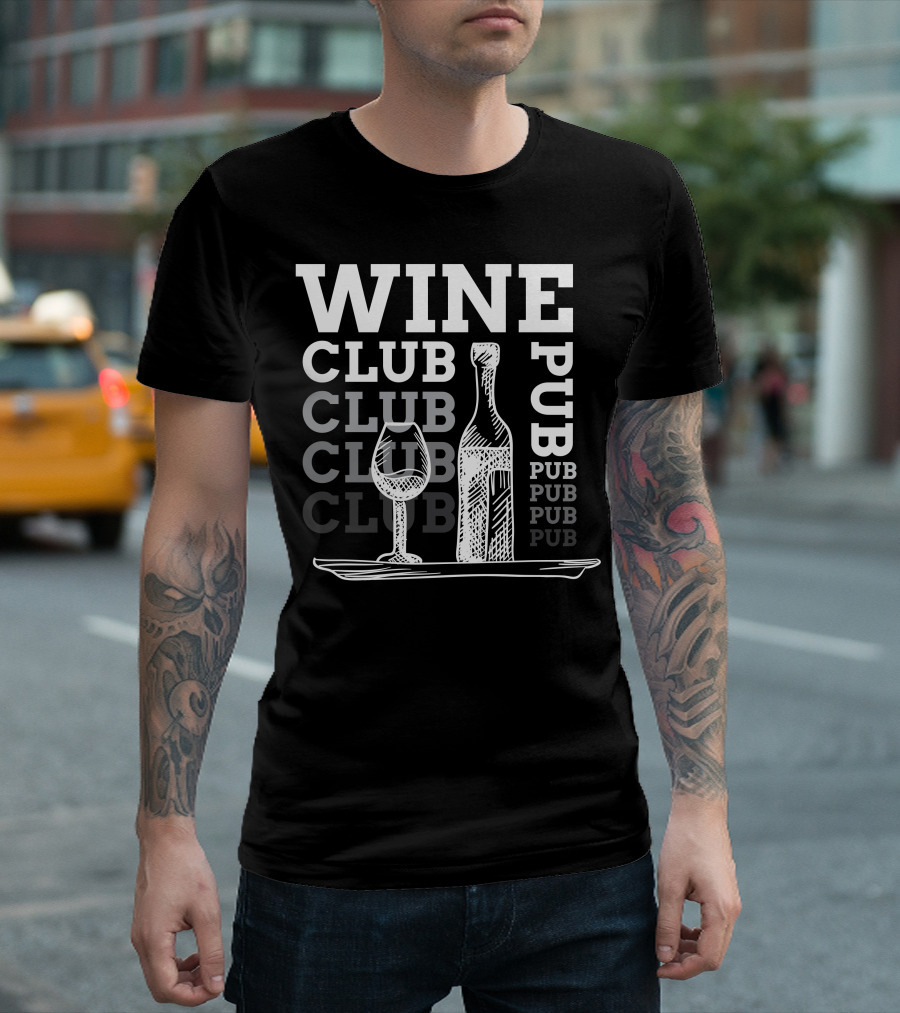 Wine Club Pub Reflections T-Shirt