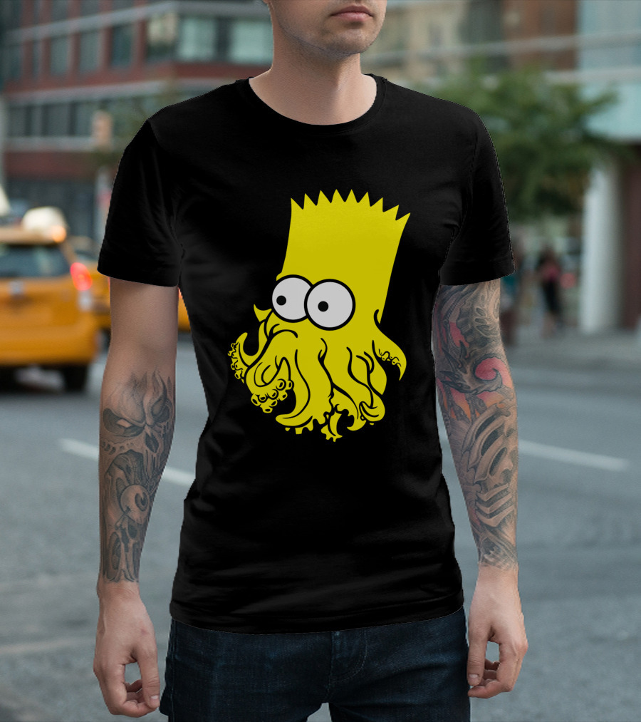 Barthulhu Cthulhu Bart Mashup T-Shirt