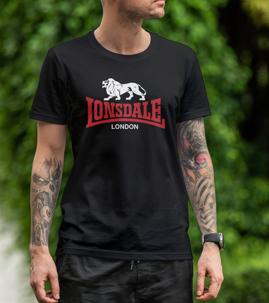 Lonsdale London Red And White Lion T-Shirt