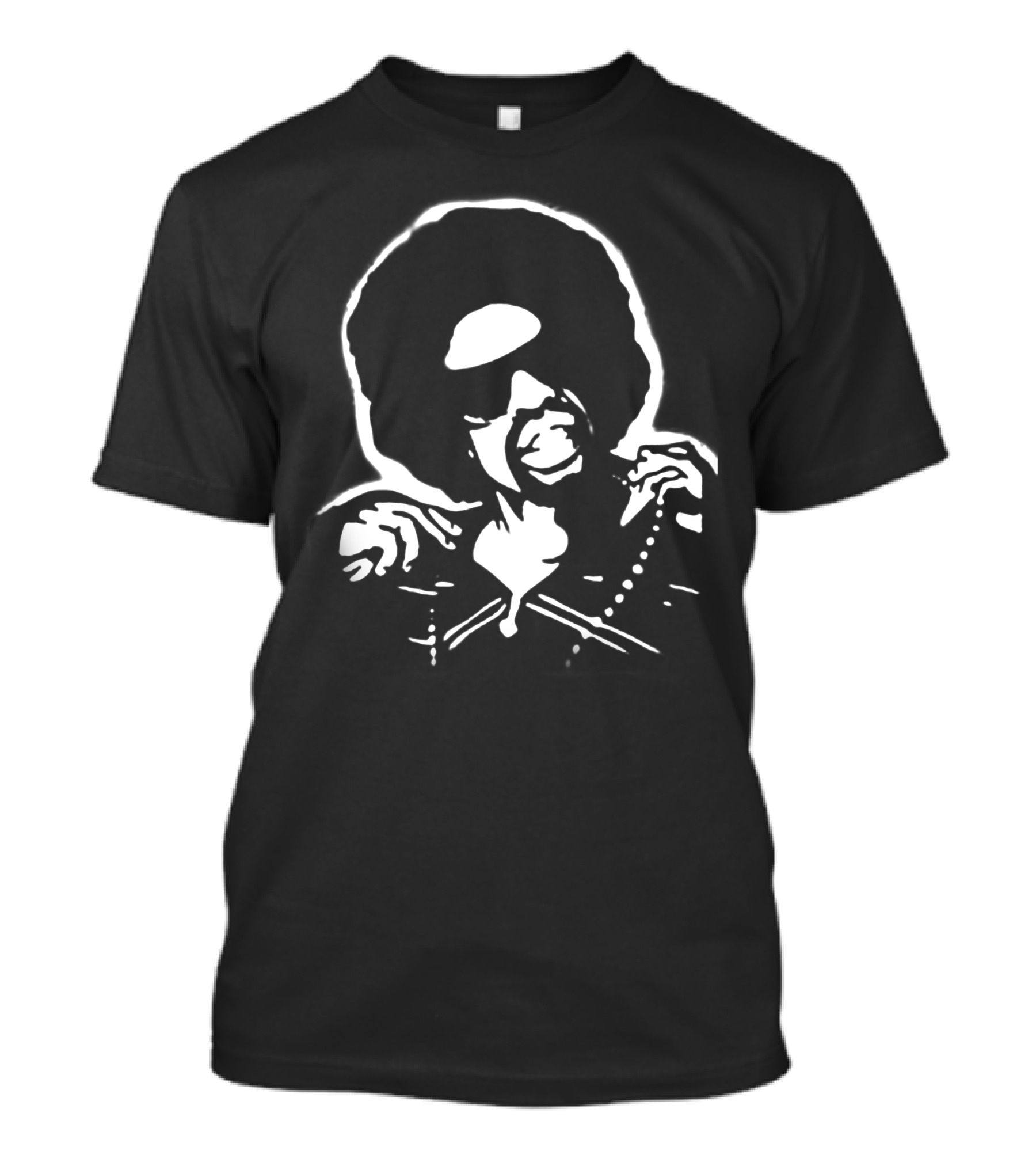 Mac Dre Airbrush Stencil With Iconic Pose And Accessories T-Shirt