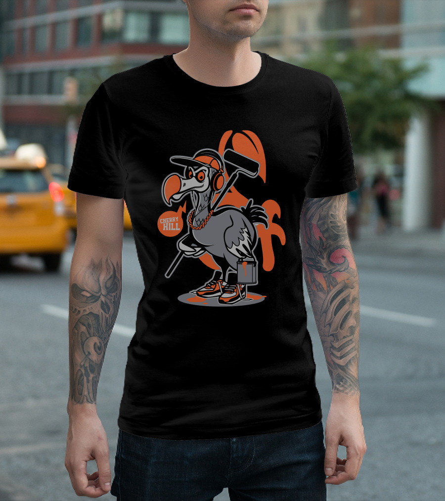 Cherry Hill Dodo With Paint Roller And Bucket Street T-Shirt