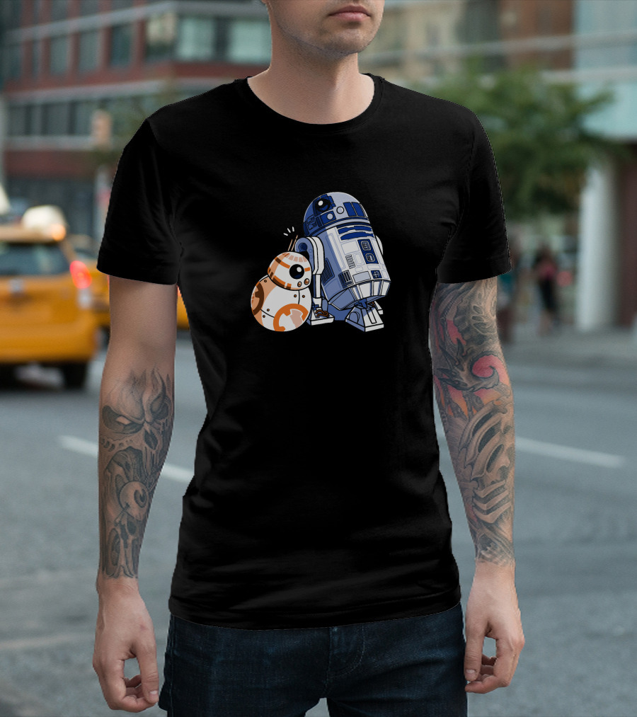 BB-8 R2-D2 Droid Hug T-Shirt