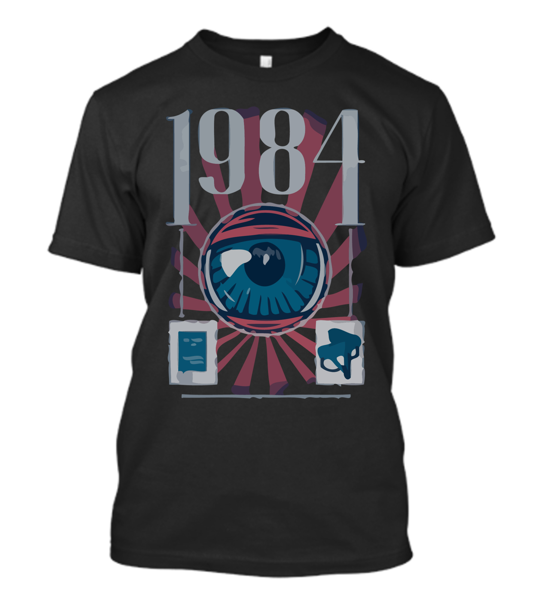 1984 Dystopia Eye And Megaphone T-Shirt