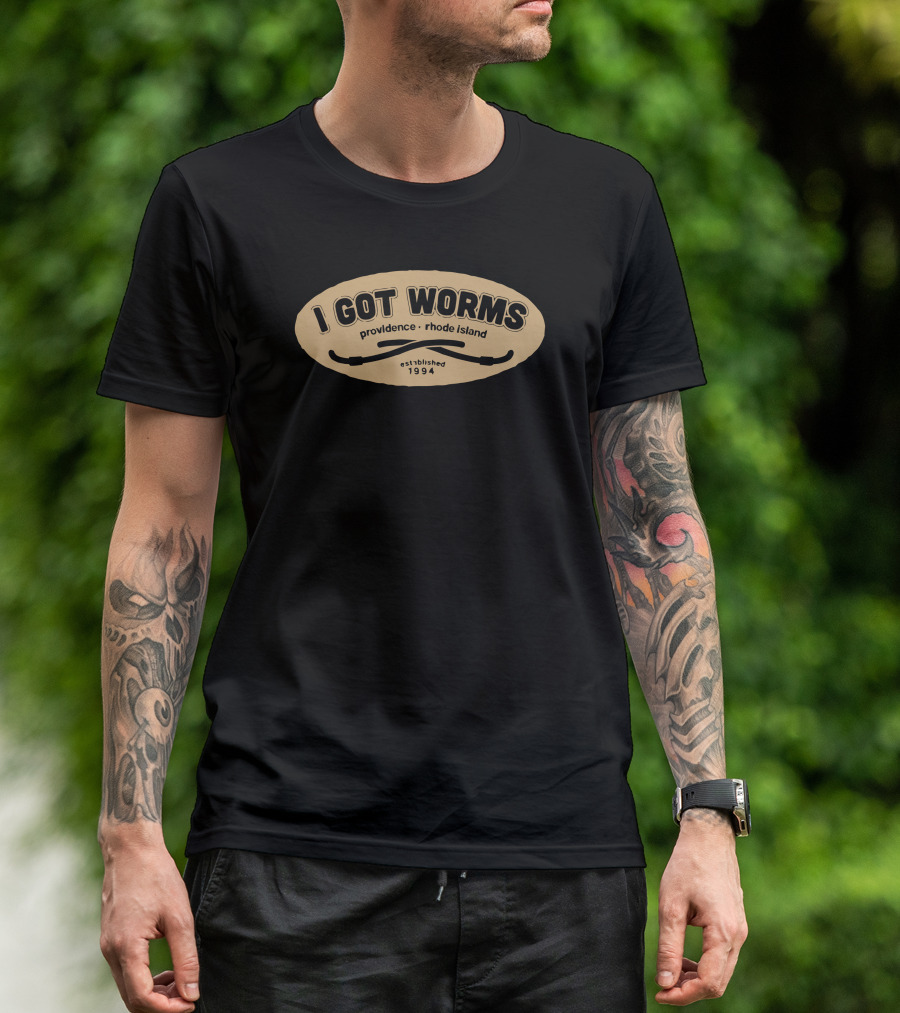 I Got Worms Providence Rhode Island Established 1994 T-Shirt