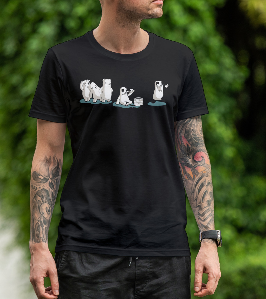 I Just Wanna Be A Panda Painting Transformation T-Shirt