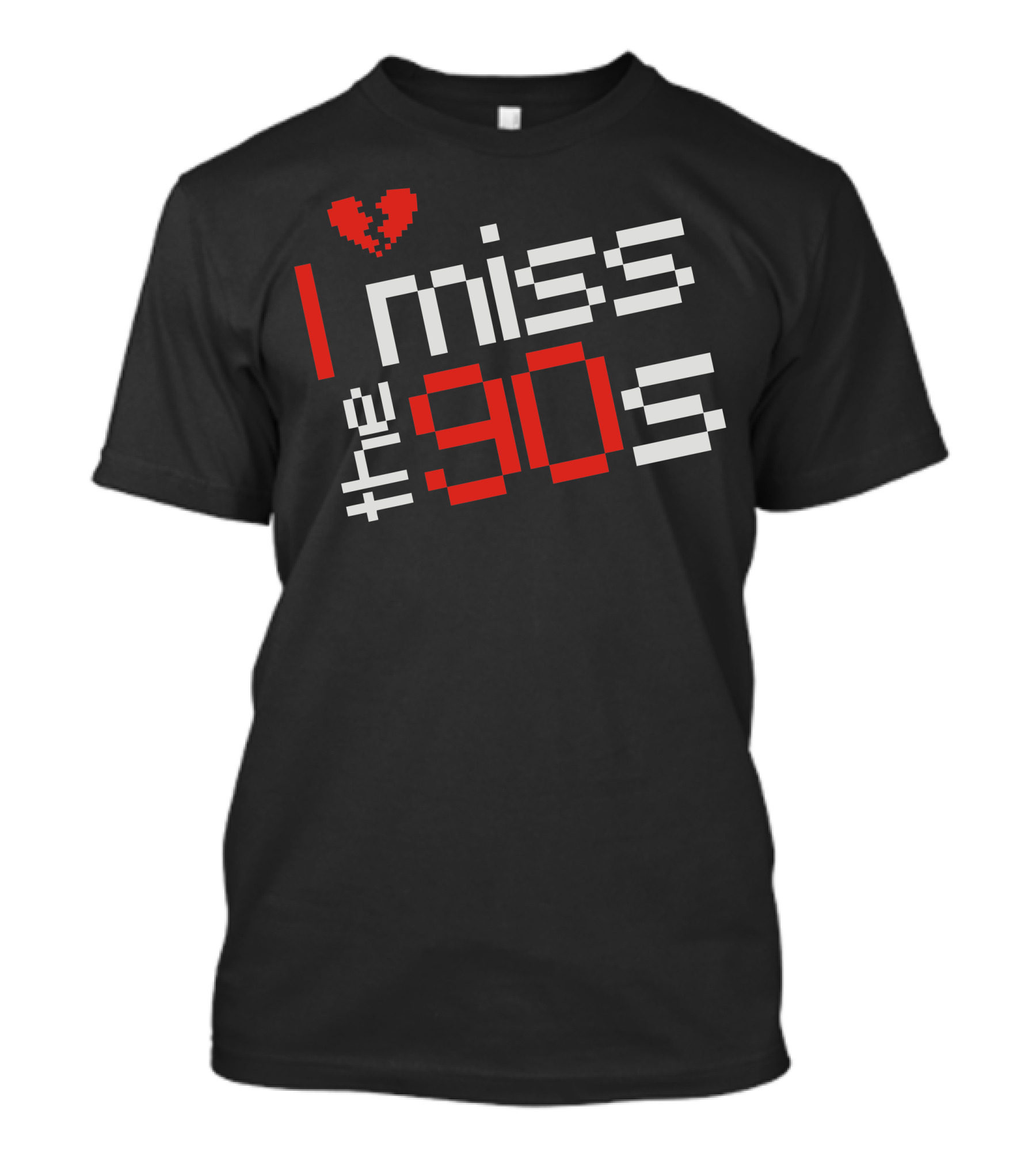 I Miss The 90s Pixel Heart T-Shirt