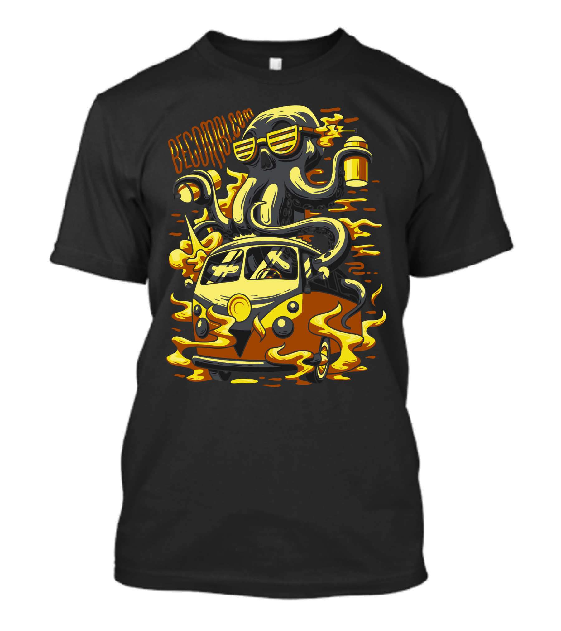 BECOMBECOMM Iconanggatantama Octopus Van T-Shirt