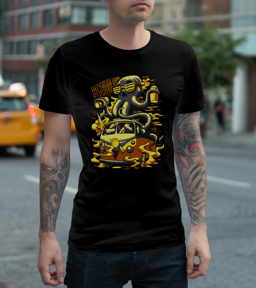 BECOMBECOMM Iconanggatantama Octopus Van T-Shirt