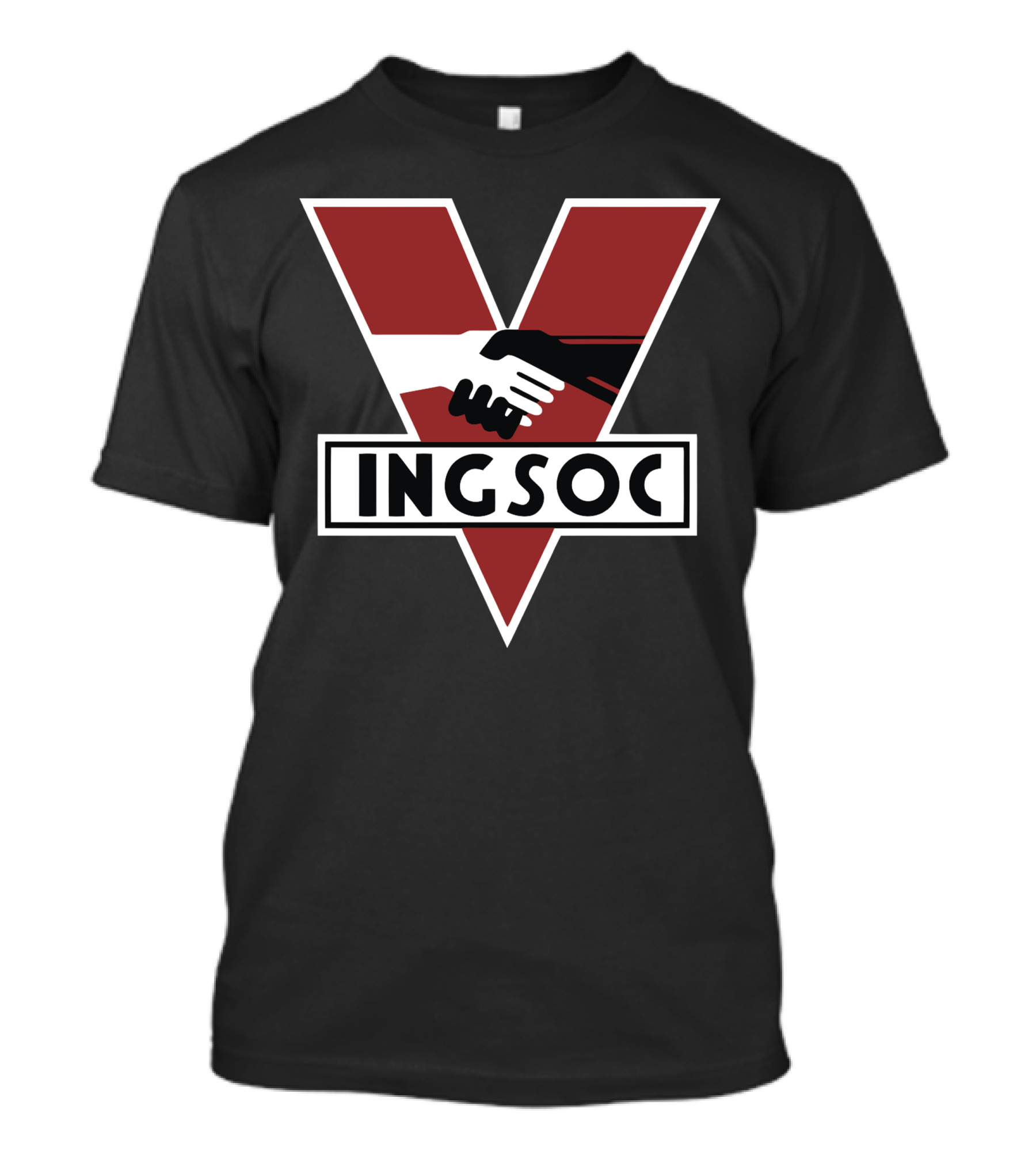Ingsoc V Symbol George Orwell 1984 Dystopian Novel T-Shirt
