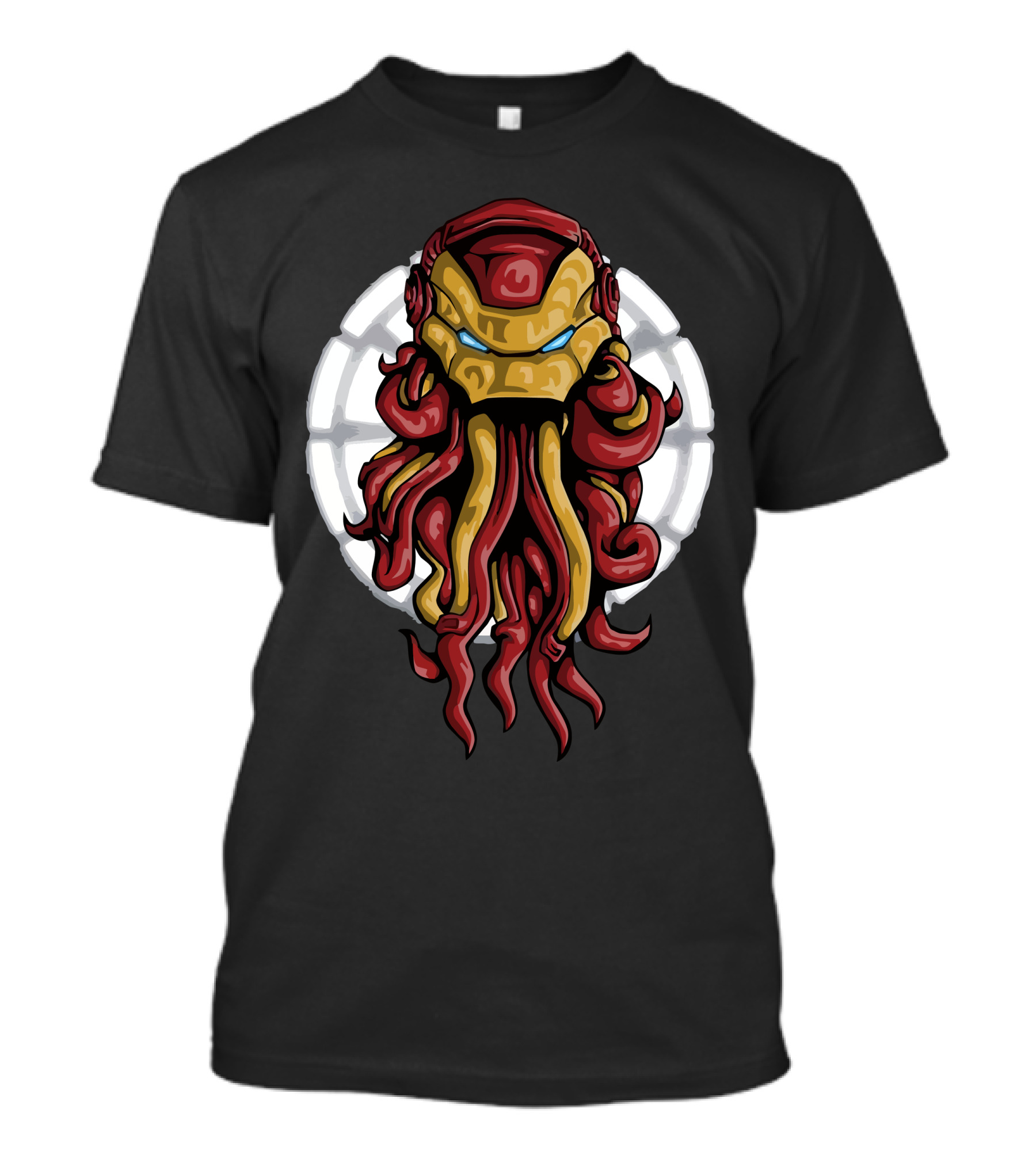 Iron Cthulhu Armor Fusion Iconic Mashup T-Shirt