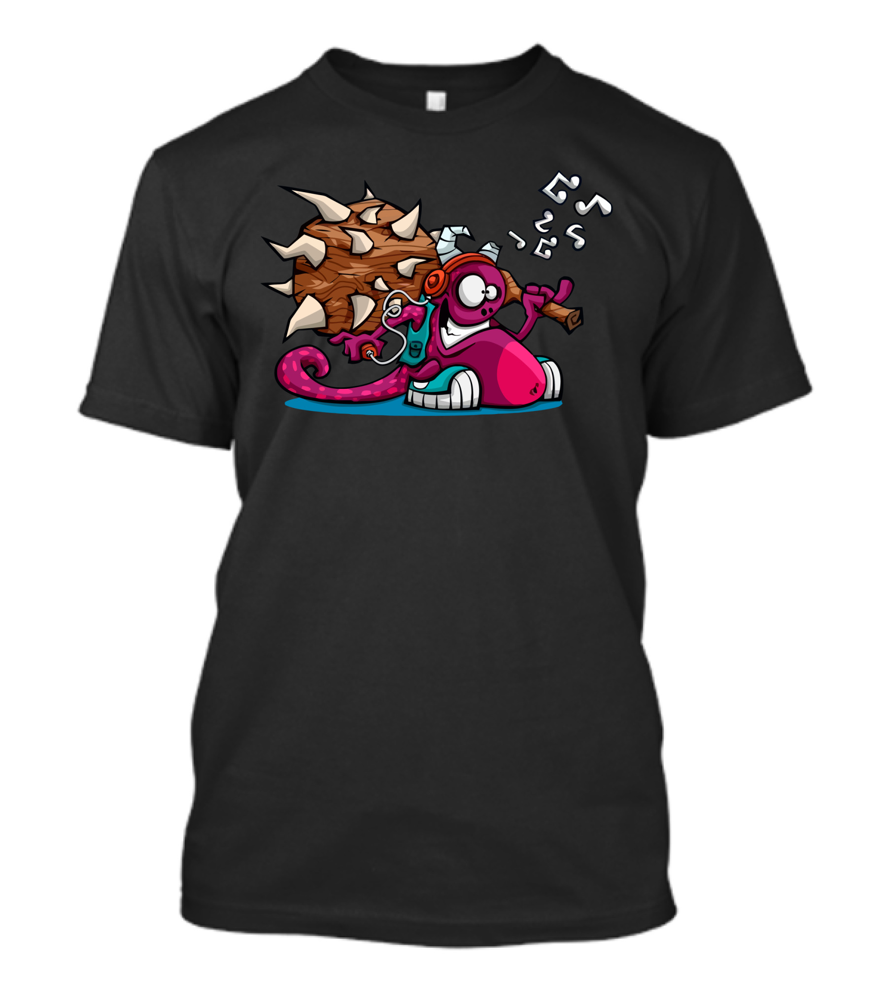 Monster Melodi Spiky Club Musical Creature T-Shirt