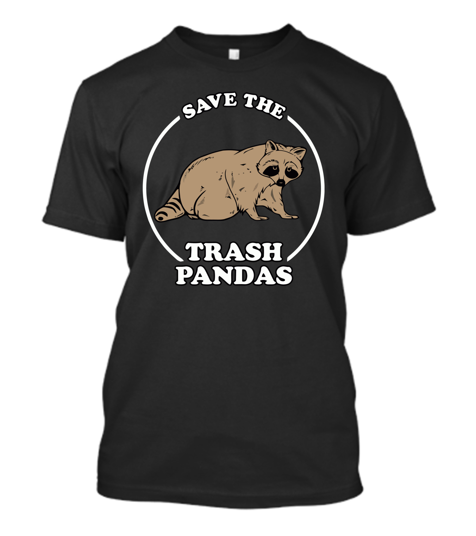 Save The Trash Pandas Raccoon Conservation Appeal T-Shirt