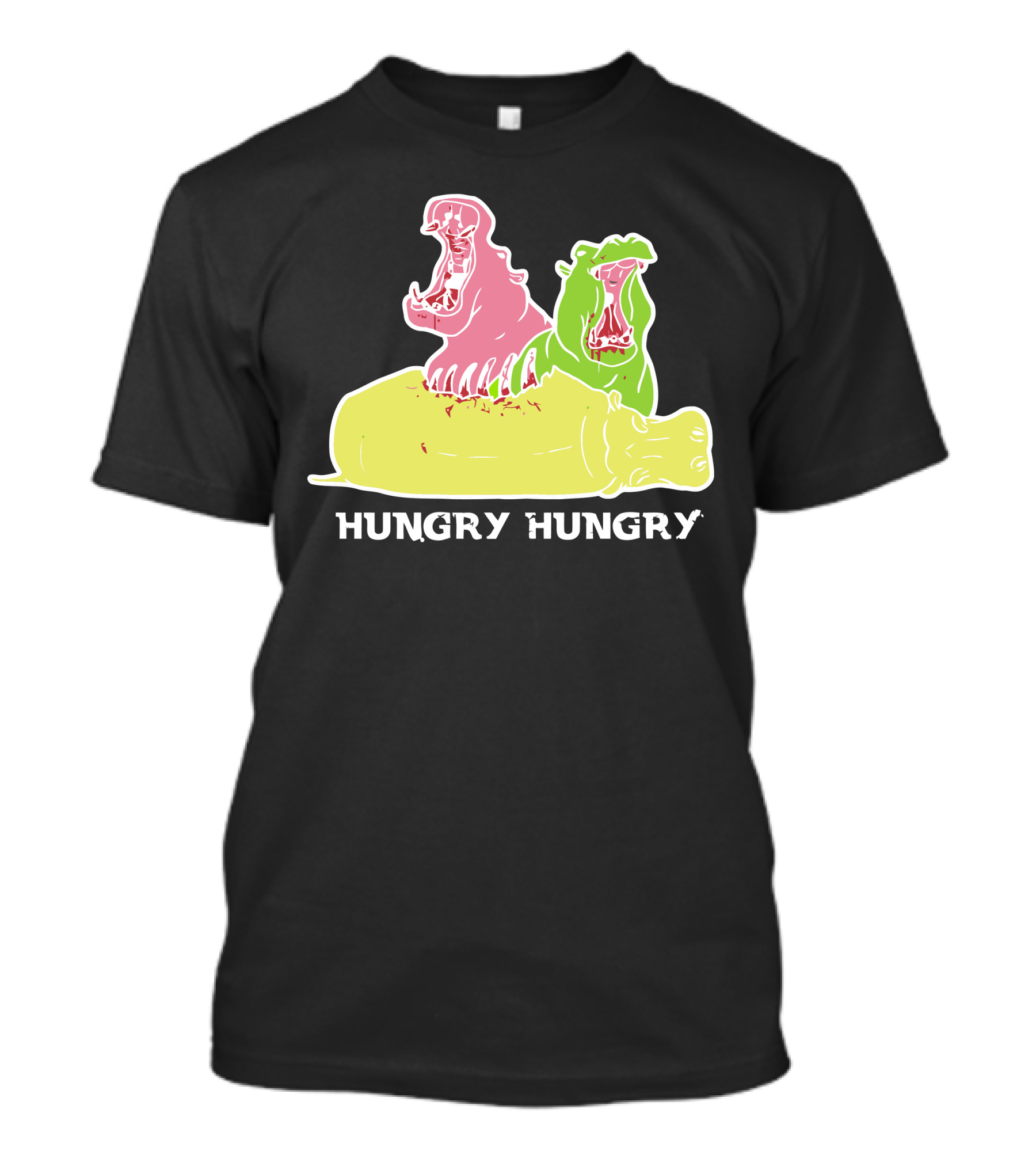 Hungry Hungry Hippos Burrito Mashup T-Shirt