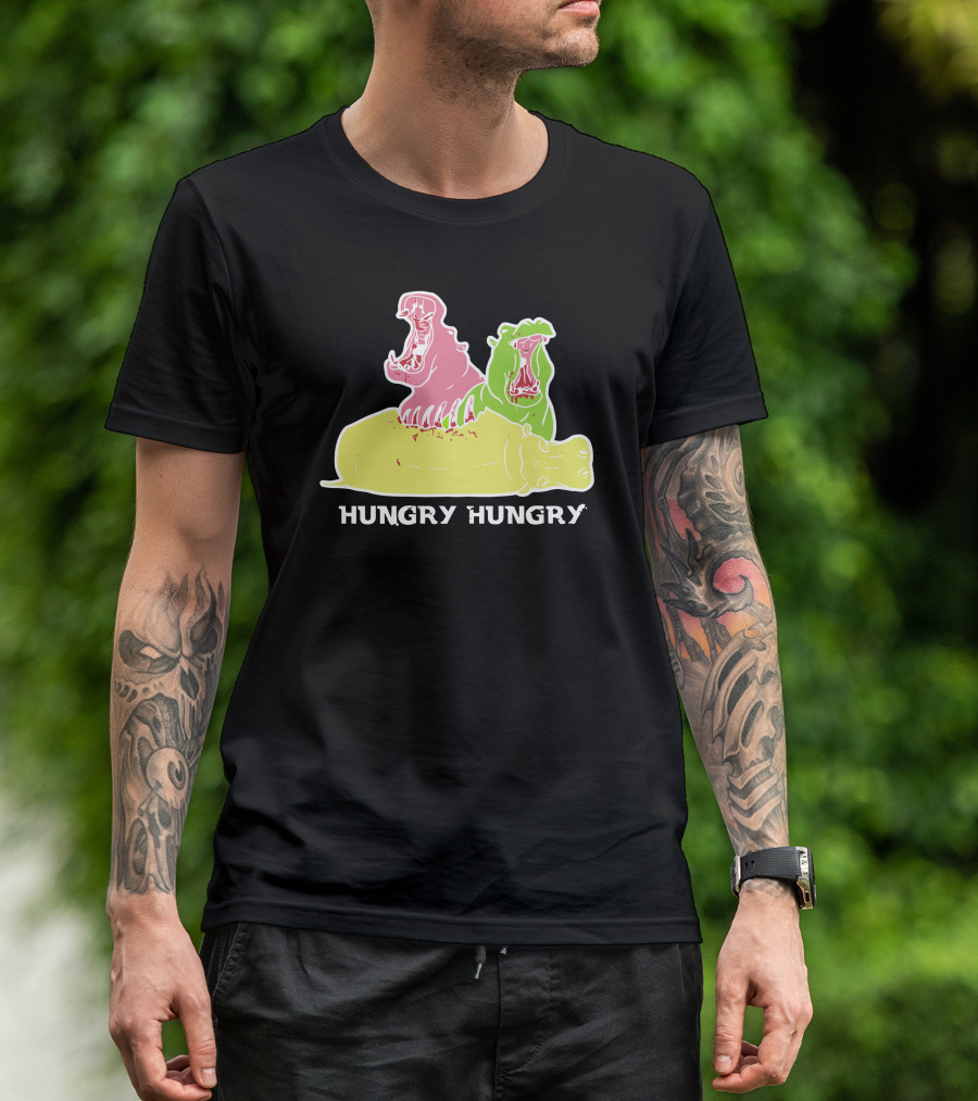 Hungry Hungry Hippos Burrito Mashup T-Shirt