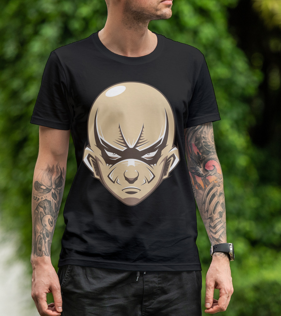 Avatar The Last Airbender Saitama Crossover Mashup Face T-Shirt
