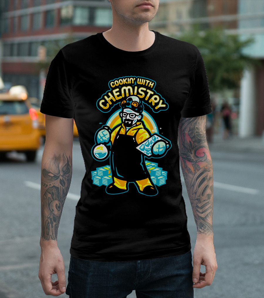 Cookin' With Chemistry Heisenberg Beakers And Cash T-Shirt