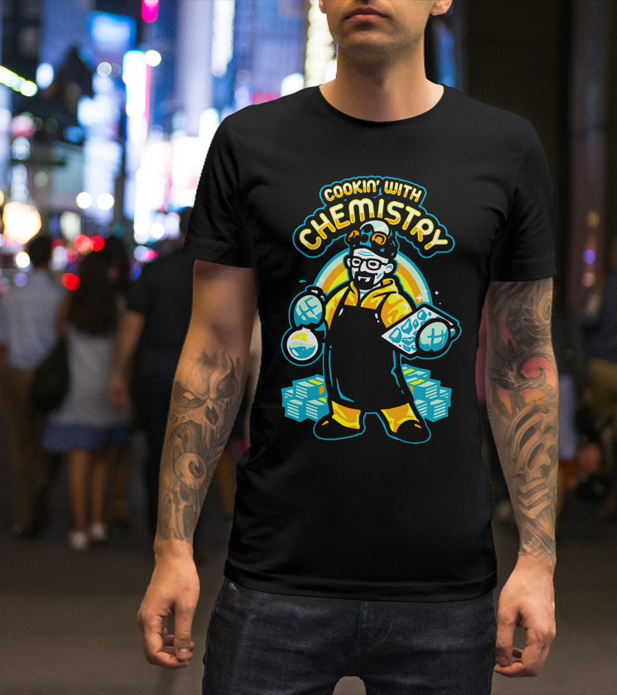 Cookin' With Chemistry Heisenberg Beakers And Cash T-Shirt