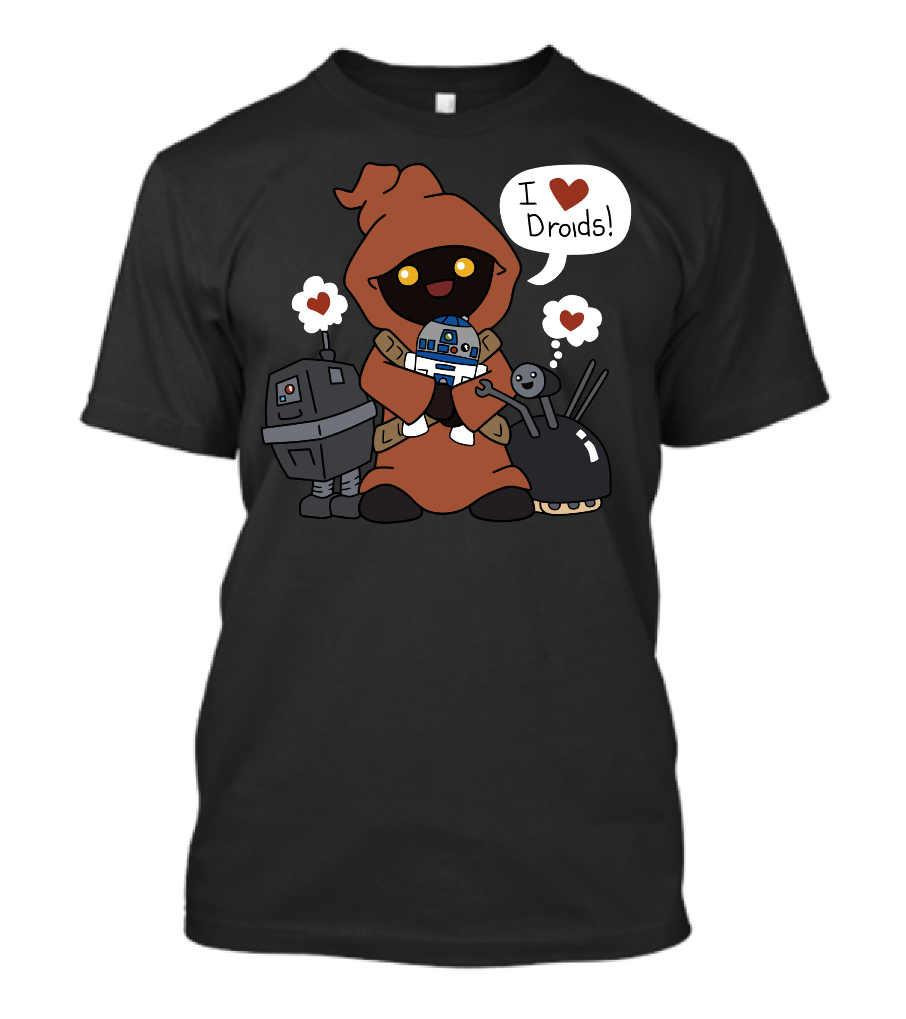 Jawas Love I Heart Droids T-Shirt