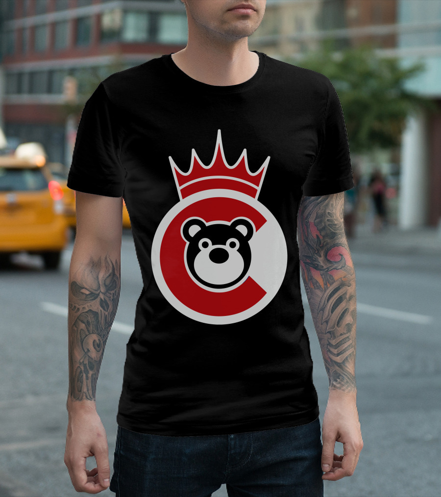 Crowned C Bear Kings Of The Mound T-Shirt