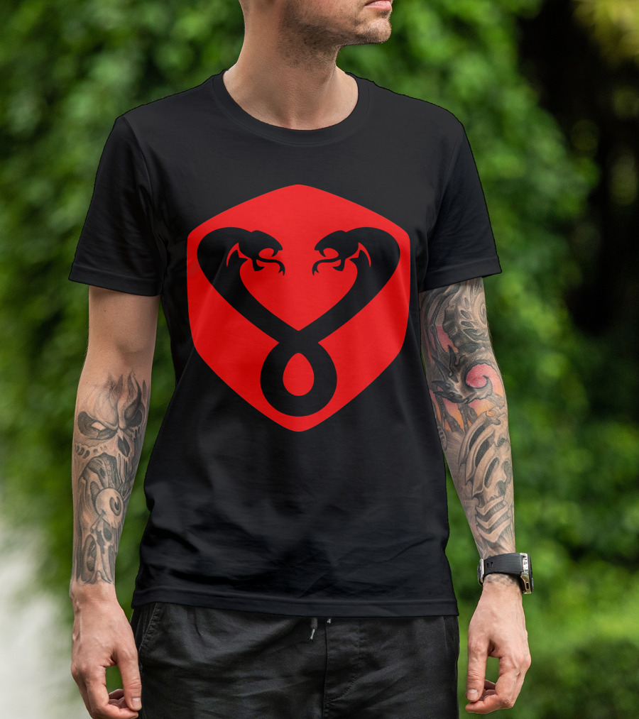 Mumm Ra Twin Serpent Shield Emblem T-Shirt