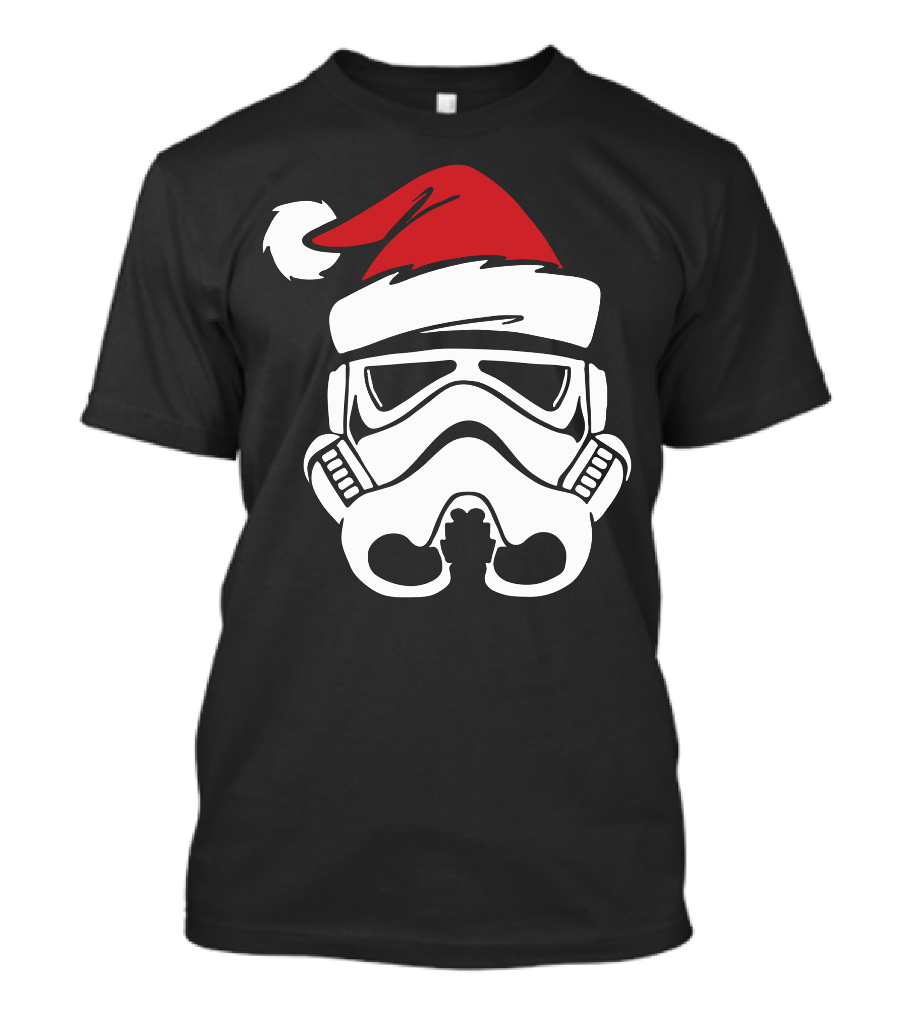 Stormtrooper Santa Funny Christmas Star Wars Holiday Mashup T-Shirt