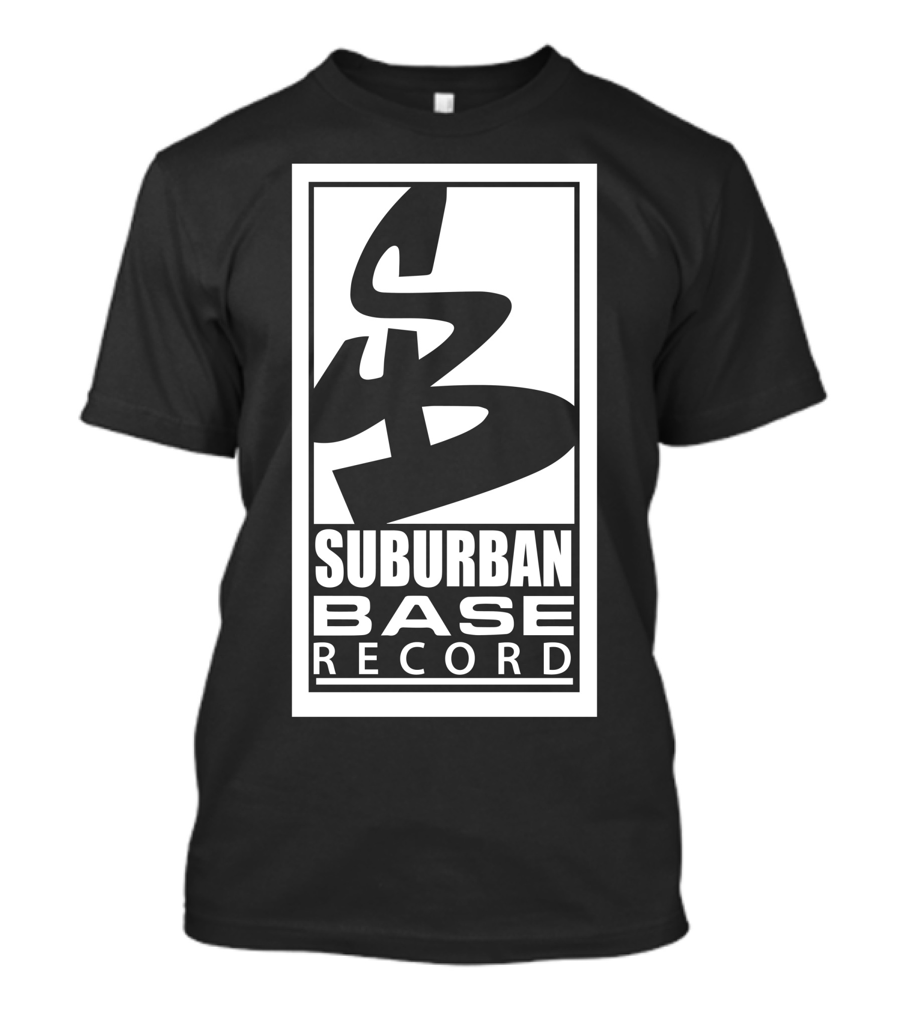 Suburban Base Records Logo Design SB T-Shirt