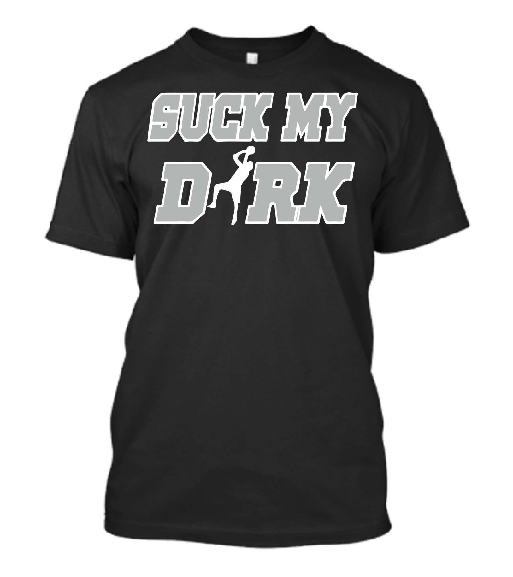 Dirk Nowitzki Suck My Dirk Basketball Icon T-Shirt
