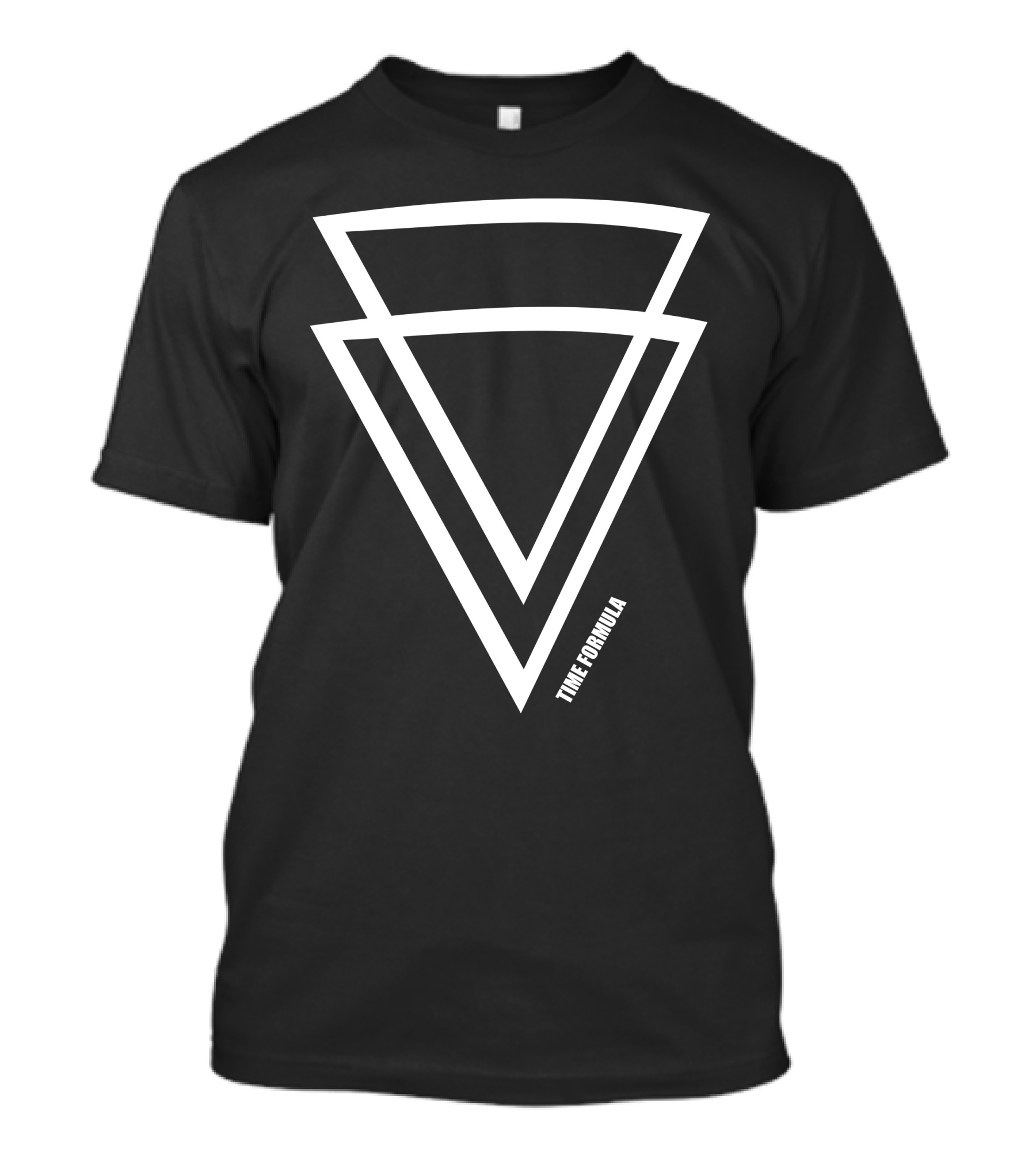 Summer Men Casual The Formula Triangle Printed T-Shirt