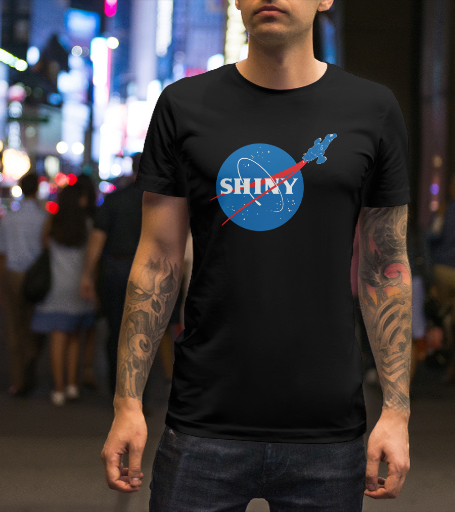 Shiny Space Exploration Serenity T-Shirt
