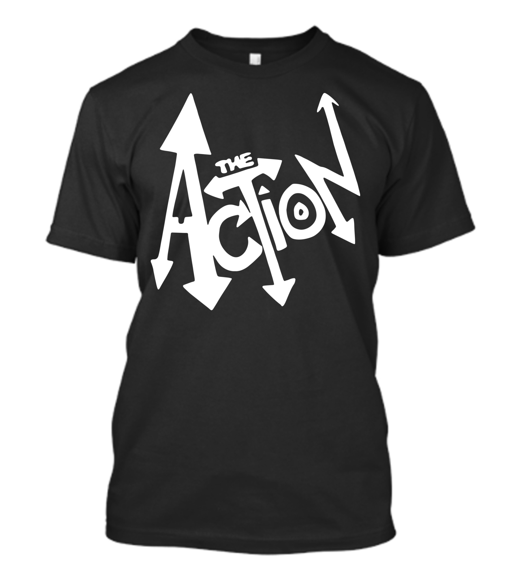 The Action Arrows Bold Typography T-Shirt