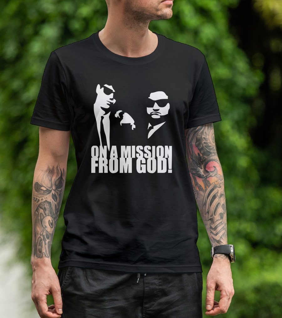 The Blues Brothers On A Mission From God T-Shirt