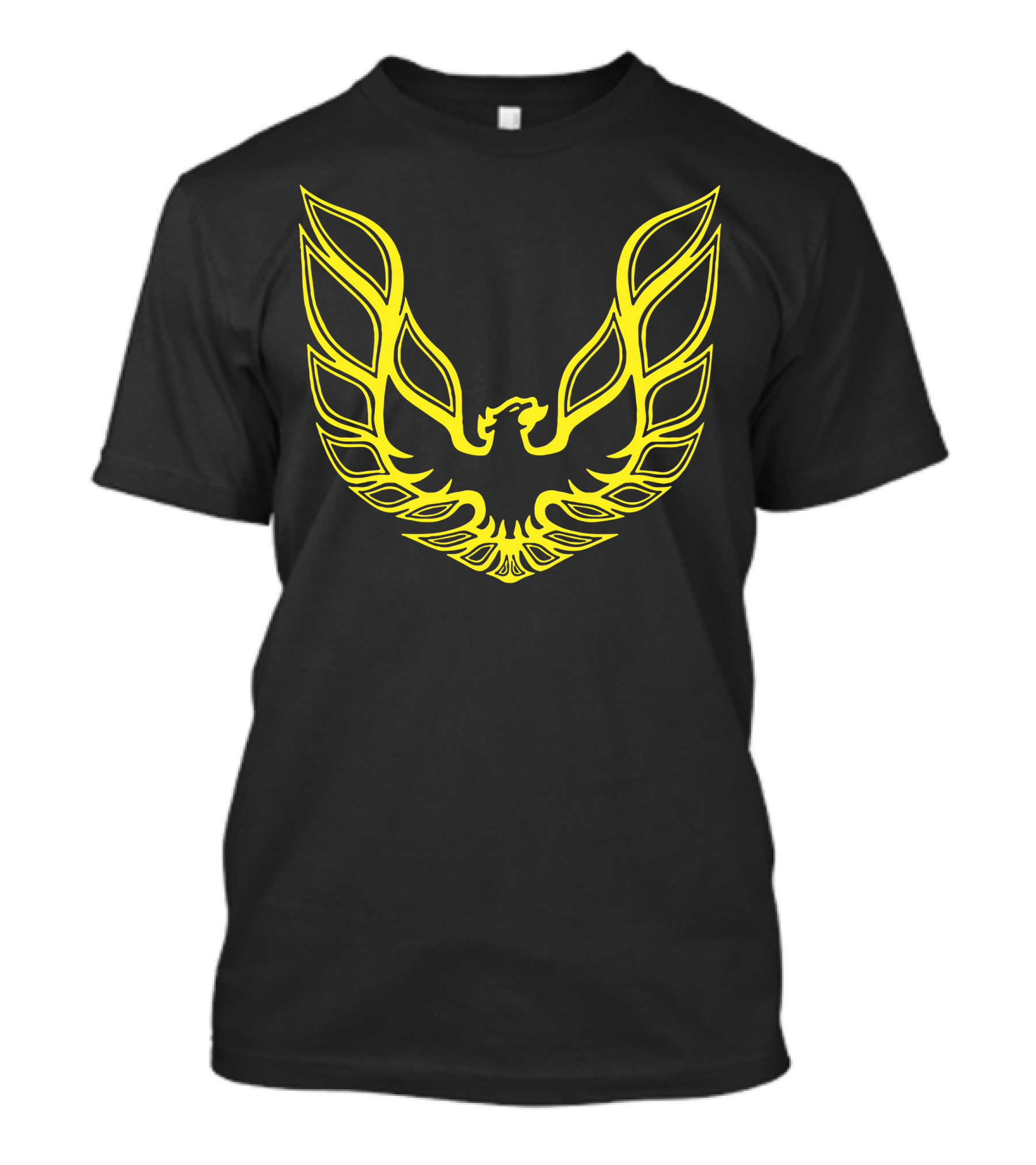 Pontiac Firebird Iconic Yellow Phoenix Emblem T-Shirt