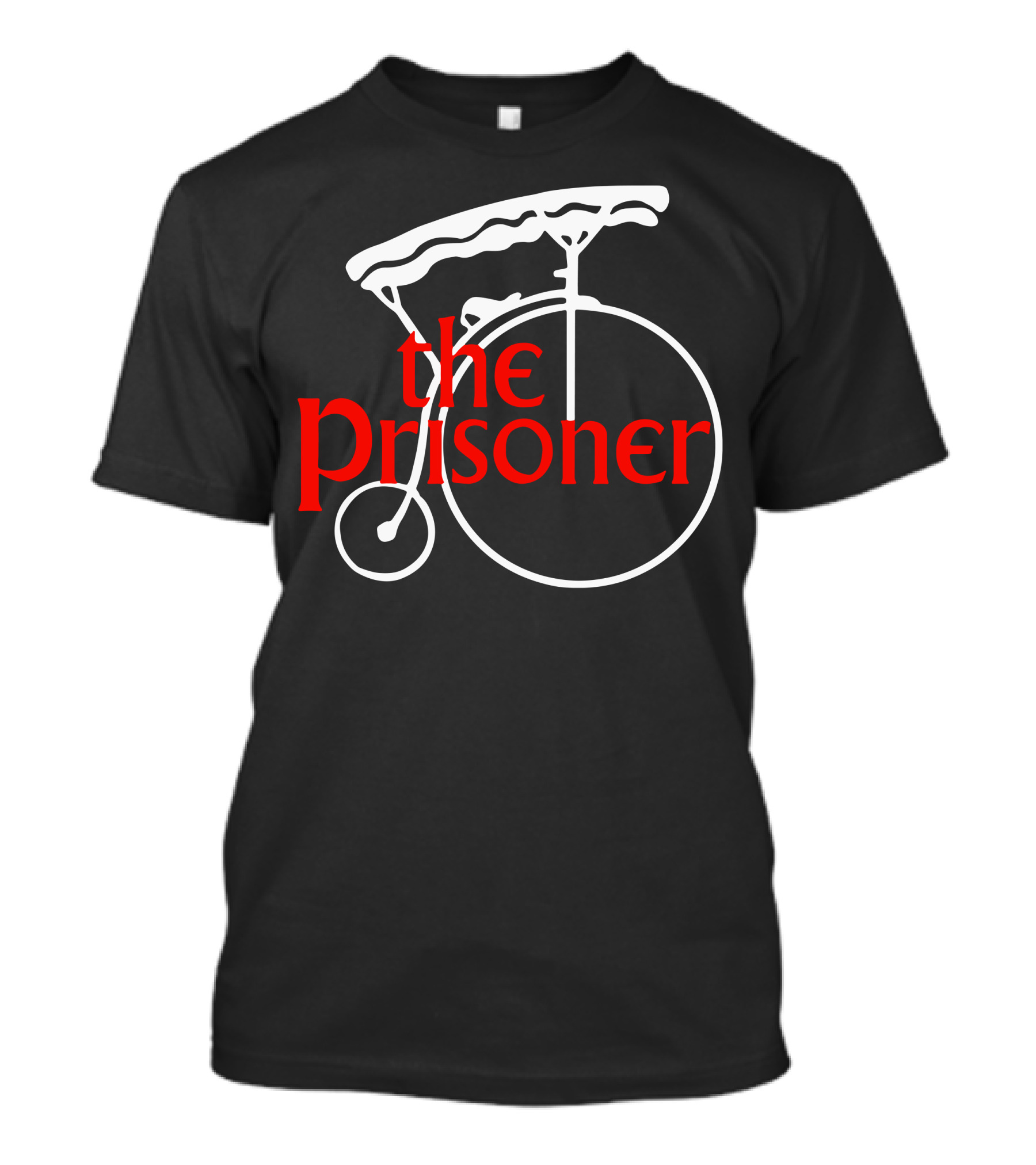 The Prisoner Number 6 Penny Farthing Bicycle T-Shirt