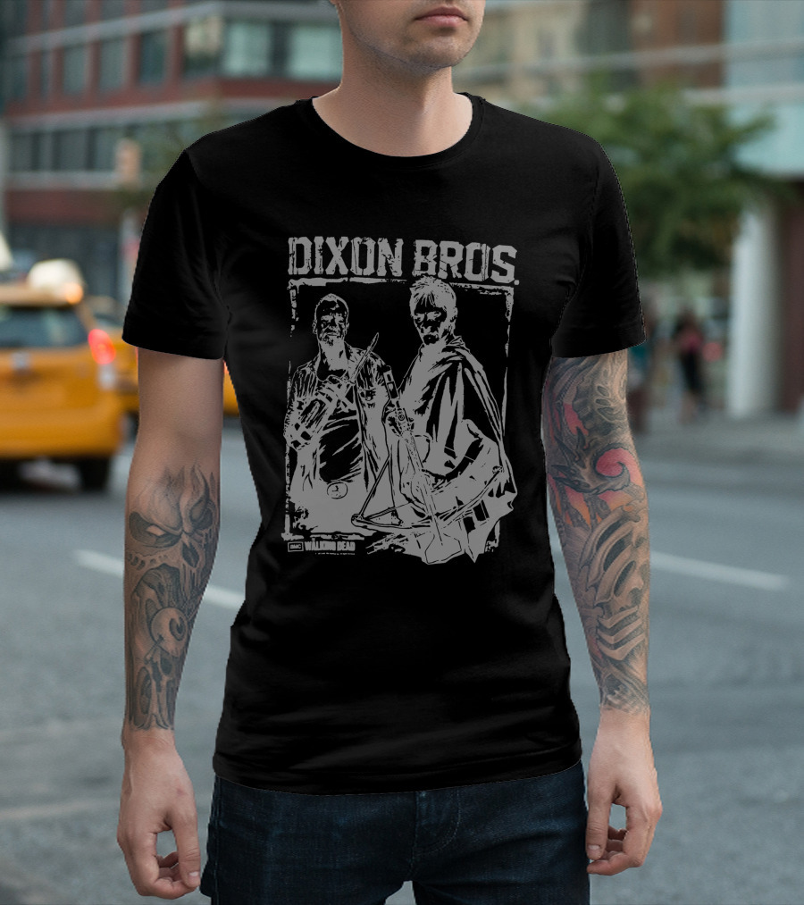 The Walking Dead AMC Dixon Bros Daryl And Merle Zombies T-Shirt