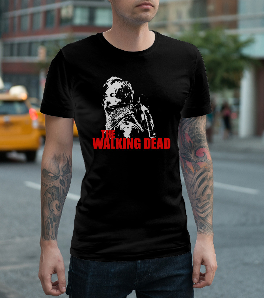 The Walking Dead Daryl Dixon Bandana Zombies T-Shirt