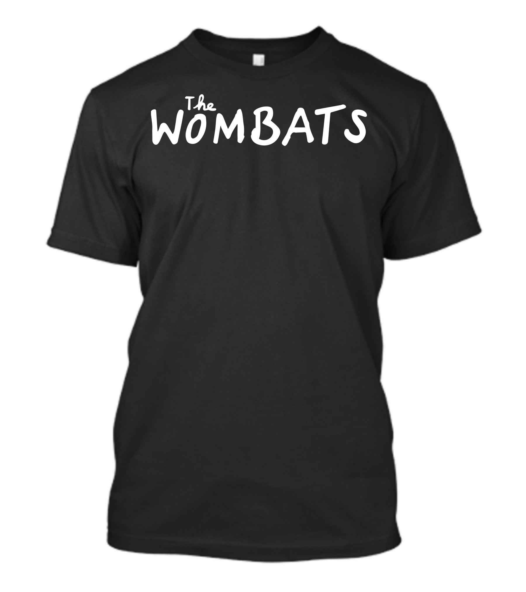 The Wombats Band Name Text T-Shirt