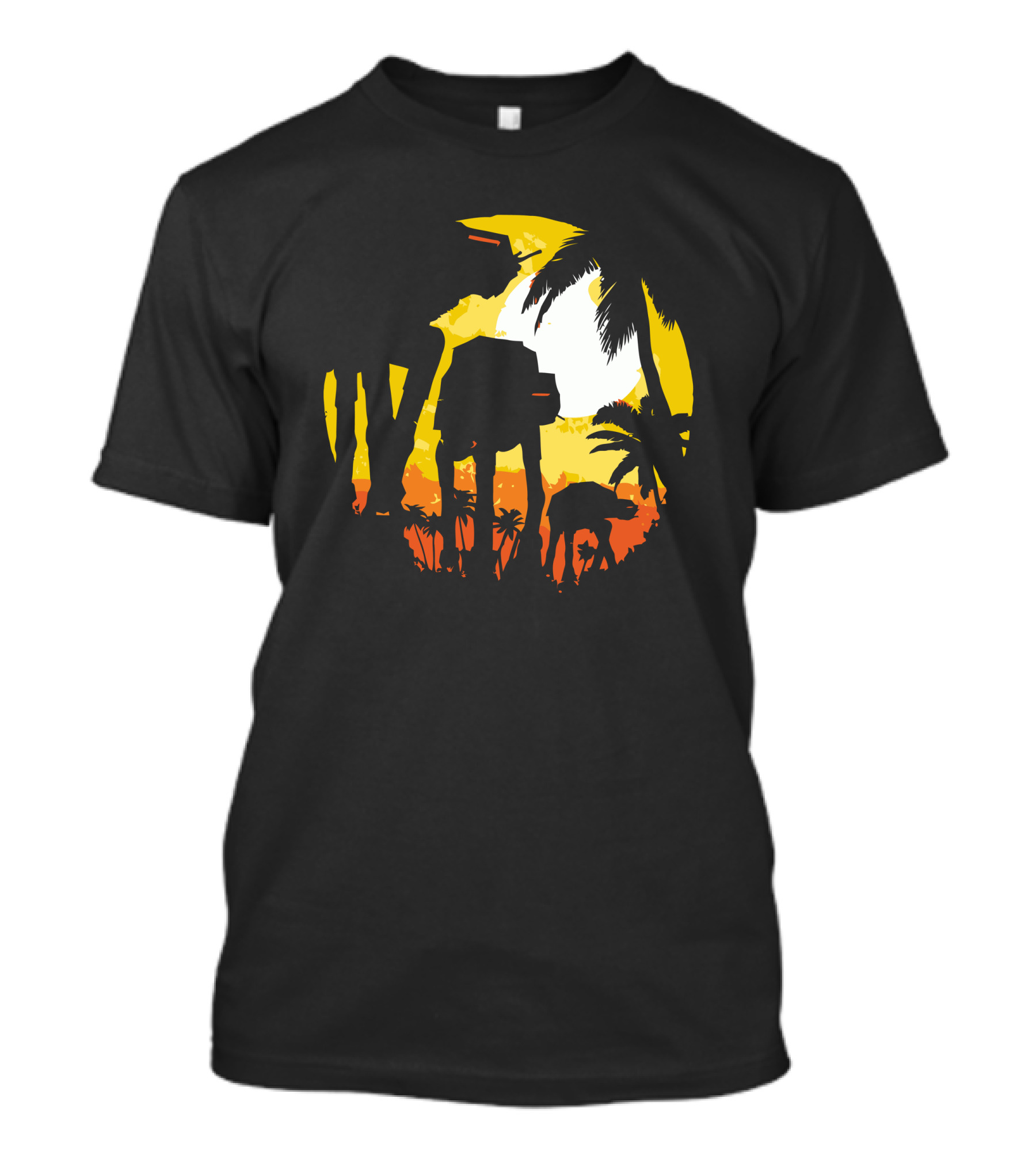 Tropical Attack Sunset Walker Adventure T-Shirt