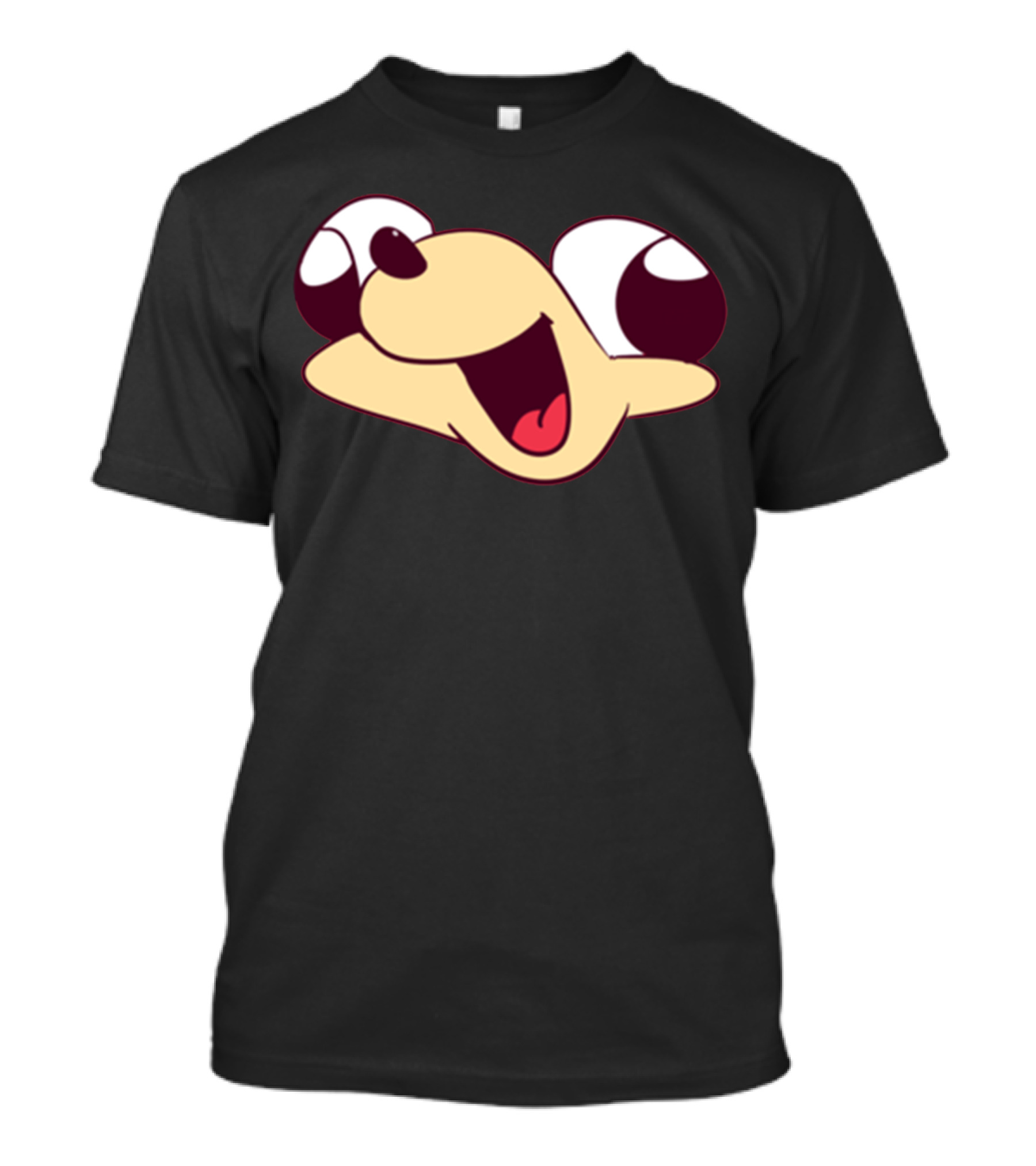 Ugandan Knuckles Meme Face Looking Up With Wide Eyes And Open Mouth T-Shirt