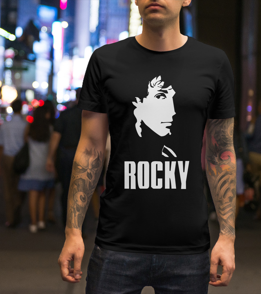 Rocky Balboa Uomo Stallone Boxe Pugilato CinemaTv T-Shirt