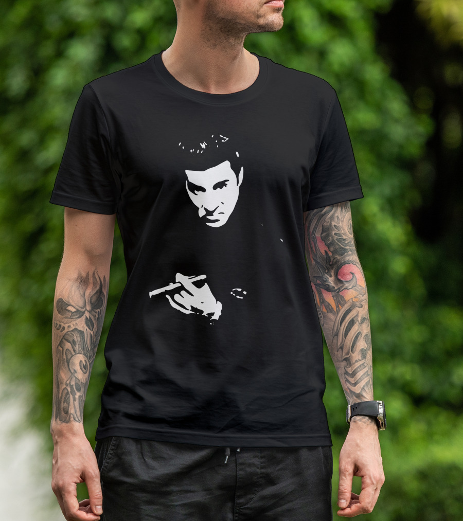 Van Zandt Silvio Sopranos Iconic Black And White Image T-Shirt