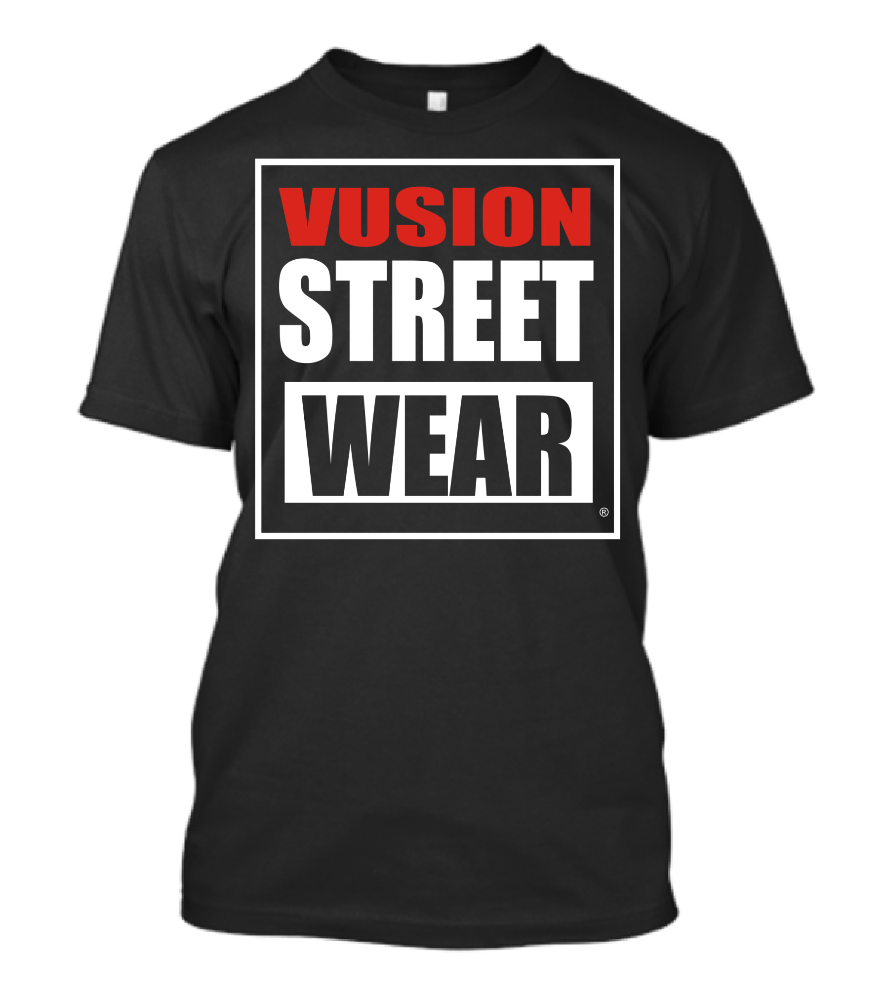 Vusion Street Wear Bold Logo Block T-Shirt