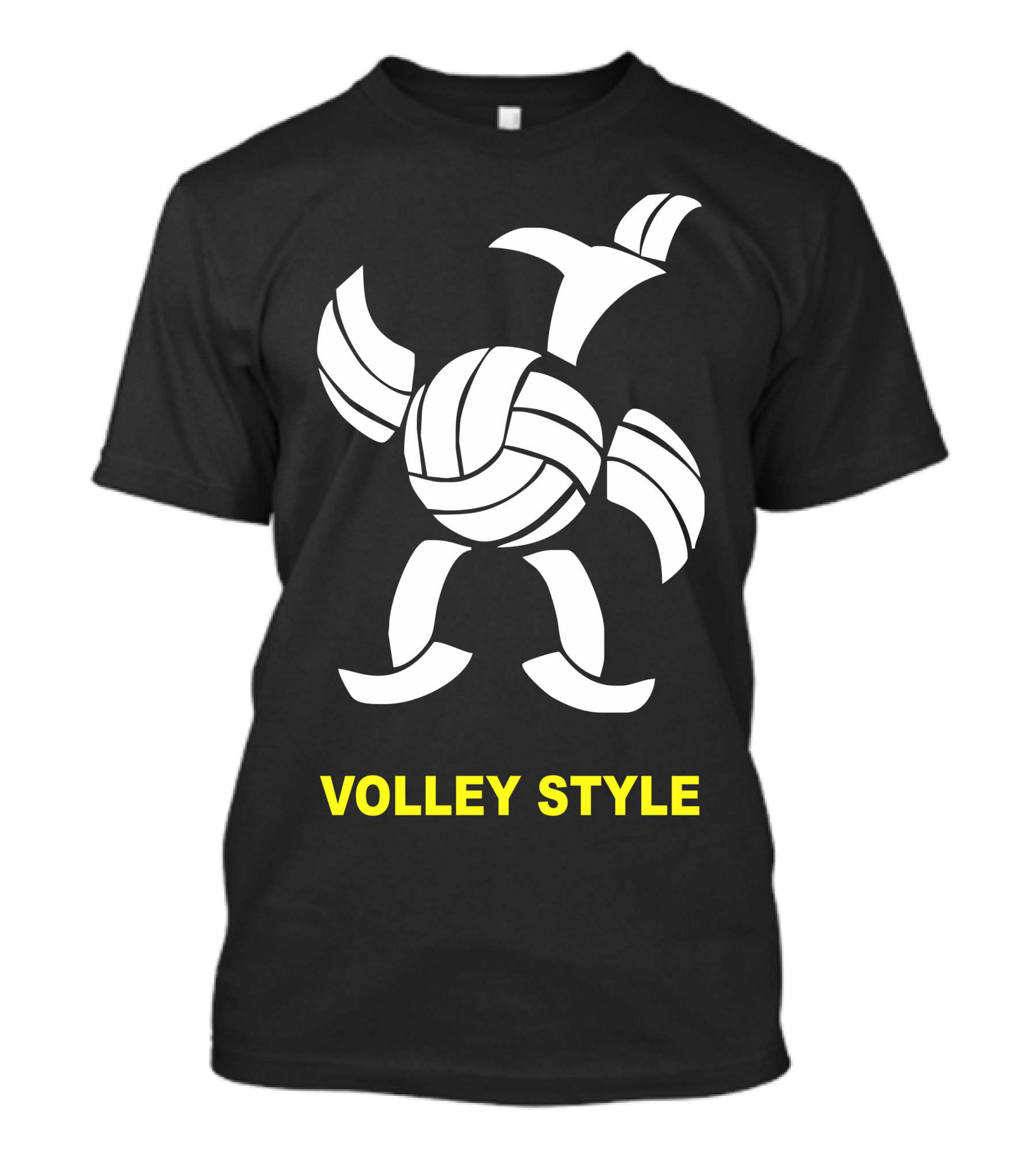 Volley Style Sport Funny Present Outdoor Turtle Volleyball T-Shirt