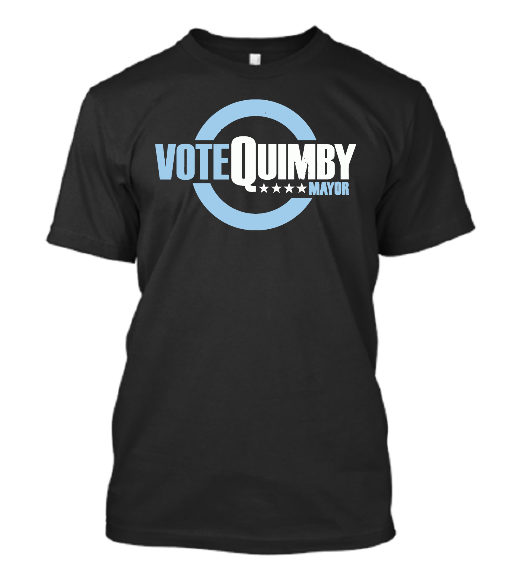 Vote Quimby Mayor Election Campaign Five Stars T-Shirt