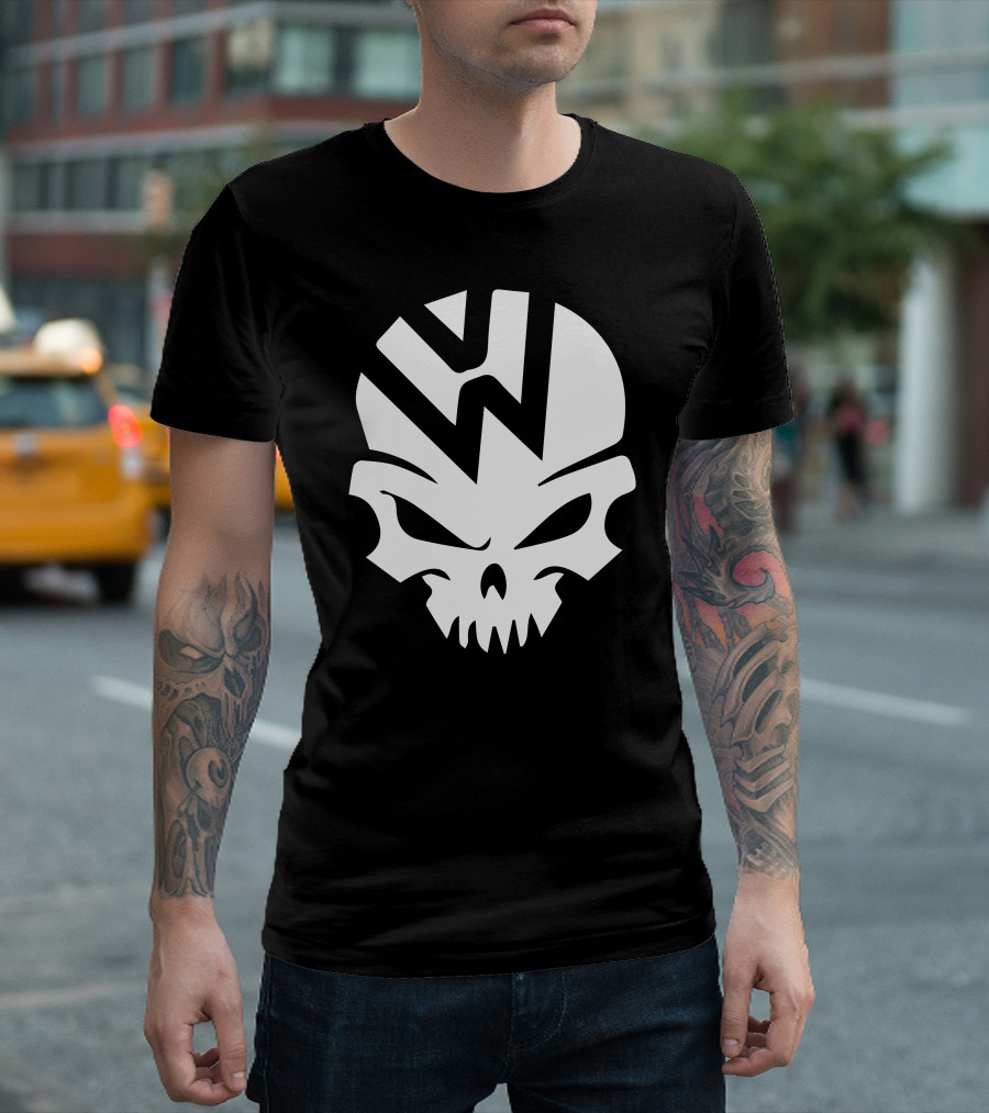VW Transporter Logo Skull T-Shirt