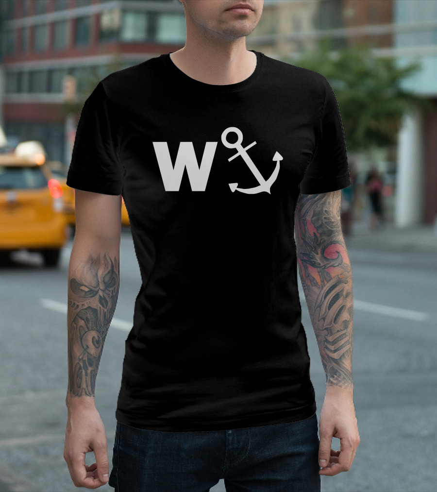 Wanker Funny Pub Joke Anchor T-Shirt