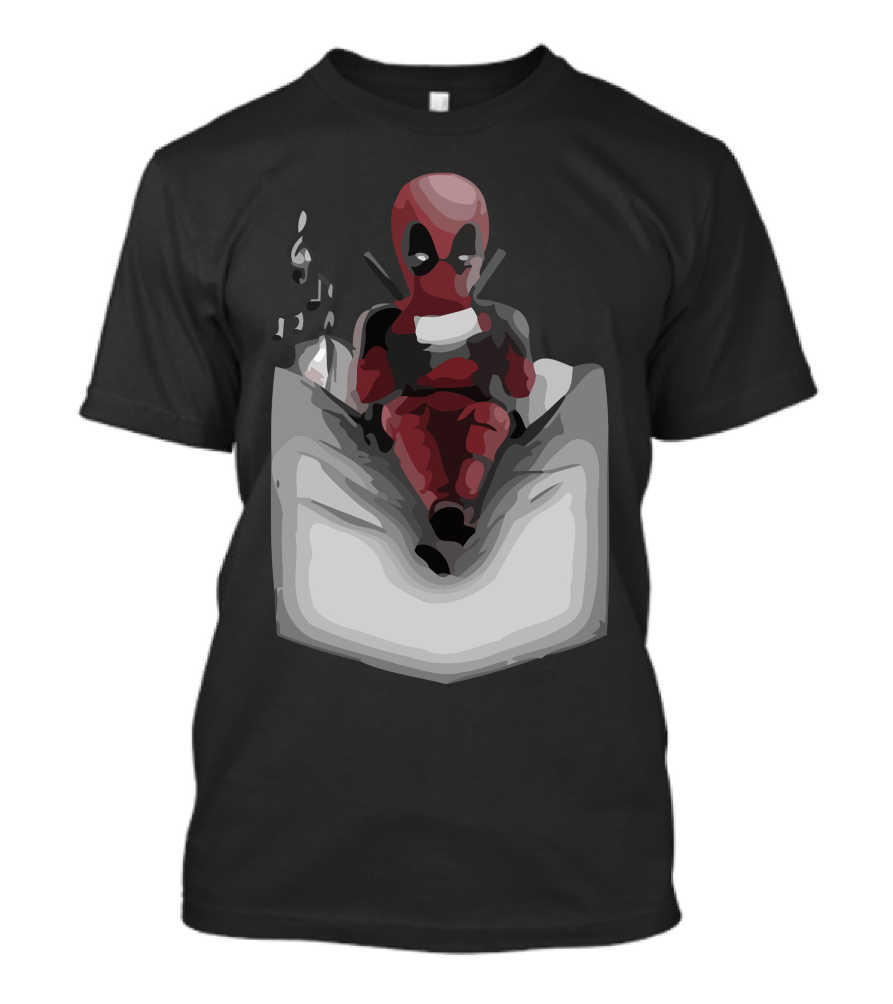 Deadpool Pocket Noodles 'Waiting For Francis' T-Shirt